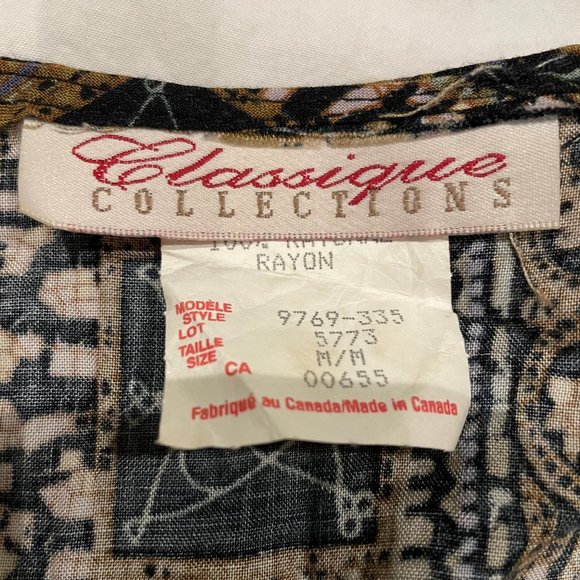Classique Collections Vintage Vest Size M - Picture 3 of 4